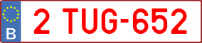 Truck License Plate